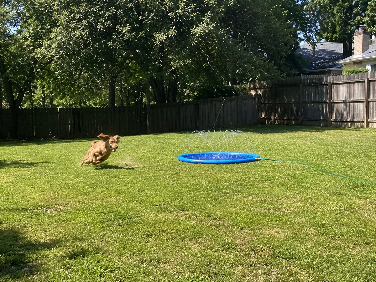 De zoomies zijn geen probleem meer als ze buiten gebeuren